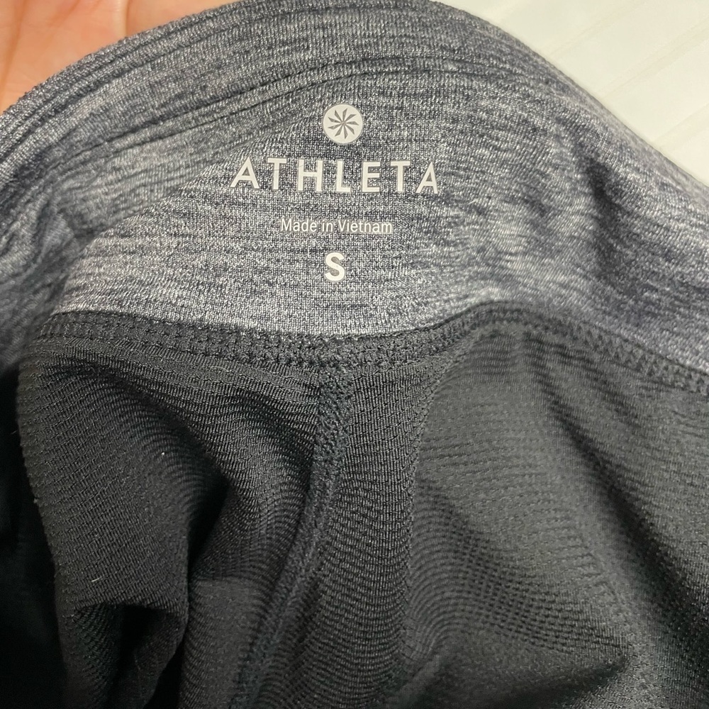Athleta Excursion Athletic Skort Black Heather Gr… - image 2